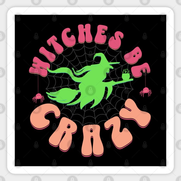 Witches Be Crazy Sticker by HolidayBug